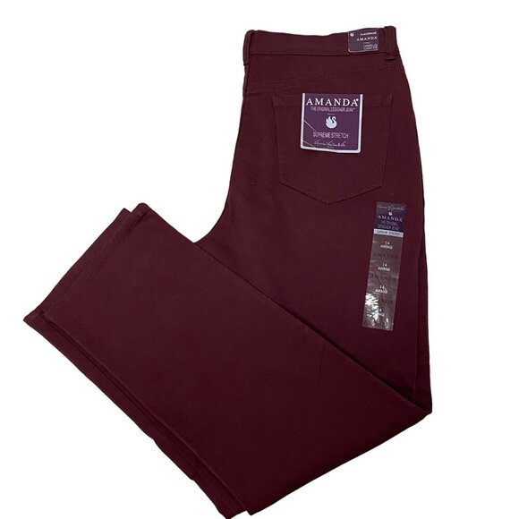 GLORIA VANDERBILT CLASSIC RISE AMANDA JEANS SZ14 NWT - Picture 4 of 5